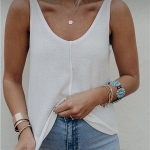 BNWOT CJLA Sawyer tank top - white
